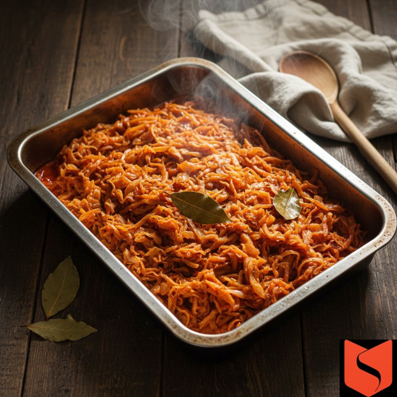 Постно прясно зеле на фурна с домати